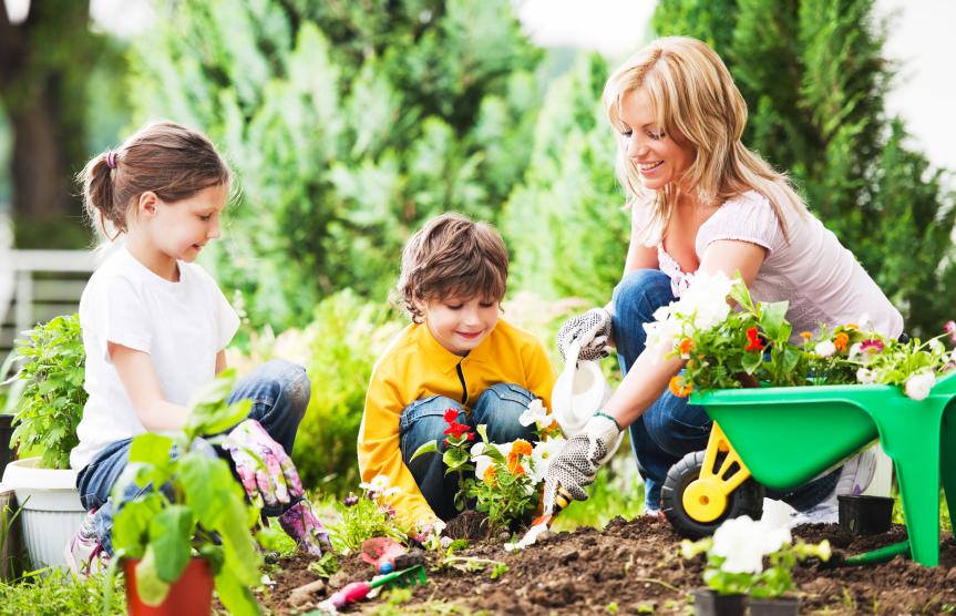 Kids love planting their own gardens | Brackenrig Nursery & Maintenance